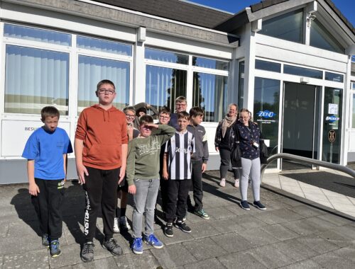 Klasse 7 besucht die Firma "Zeno" in Norken