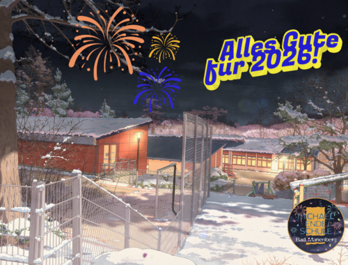 Das Team der Michael-Ende-Schule wünscht alles Gute für 2026!
