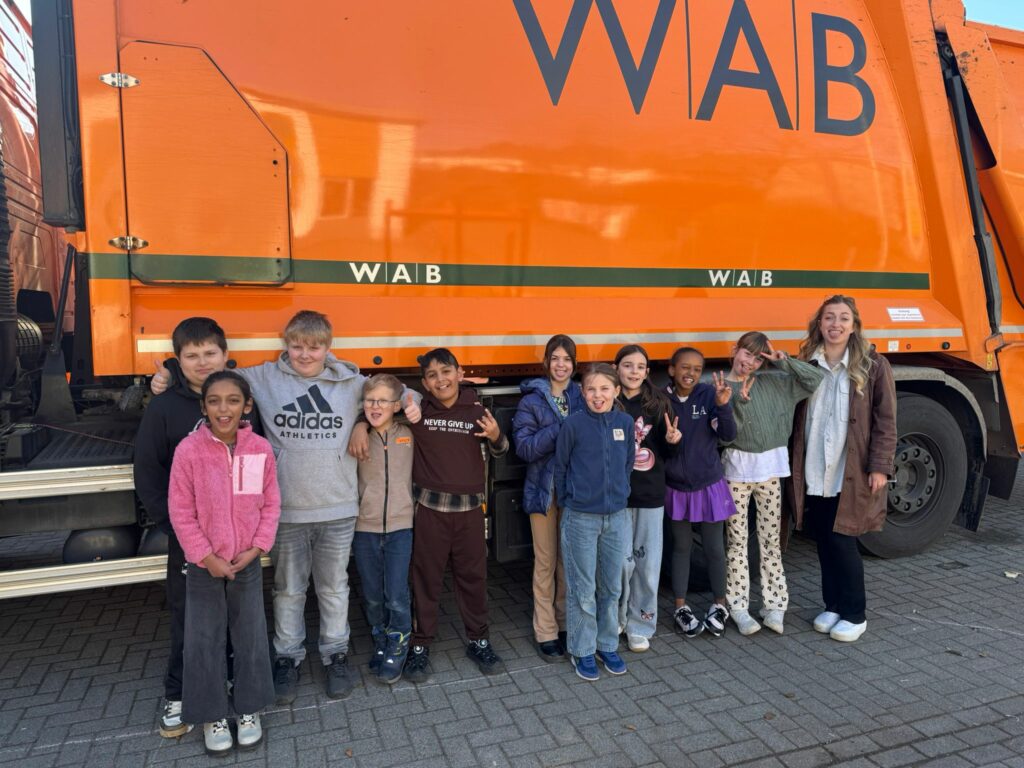 Müllabfuhr zu Besuch